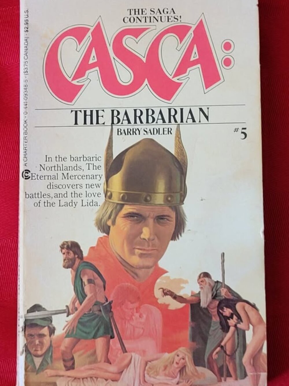 VINTAGE 1981, CASCA THE BARBARIAN, BOOK #5, ORIGINAL PRINTING!!!